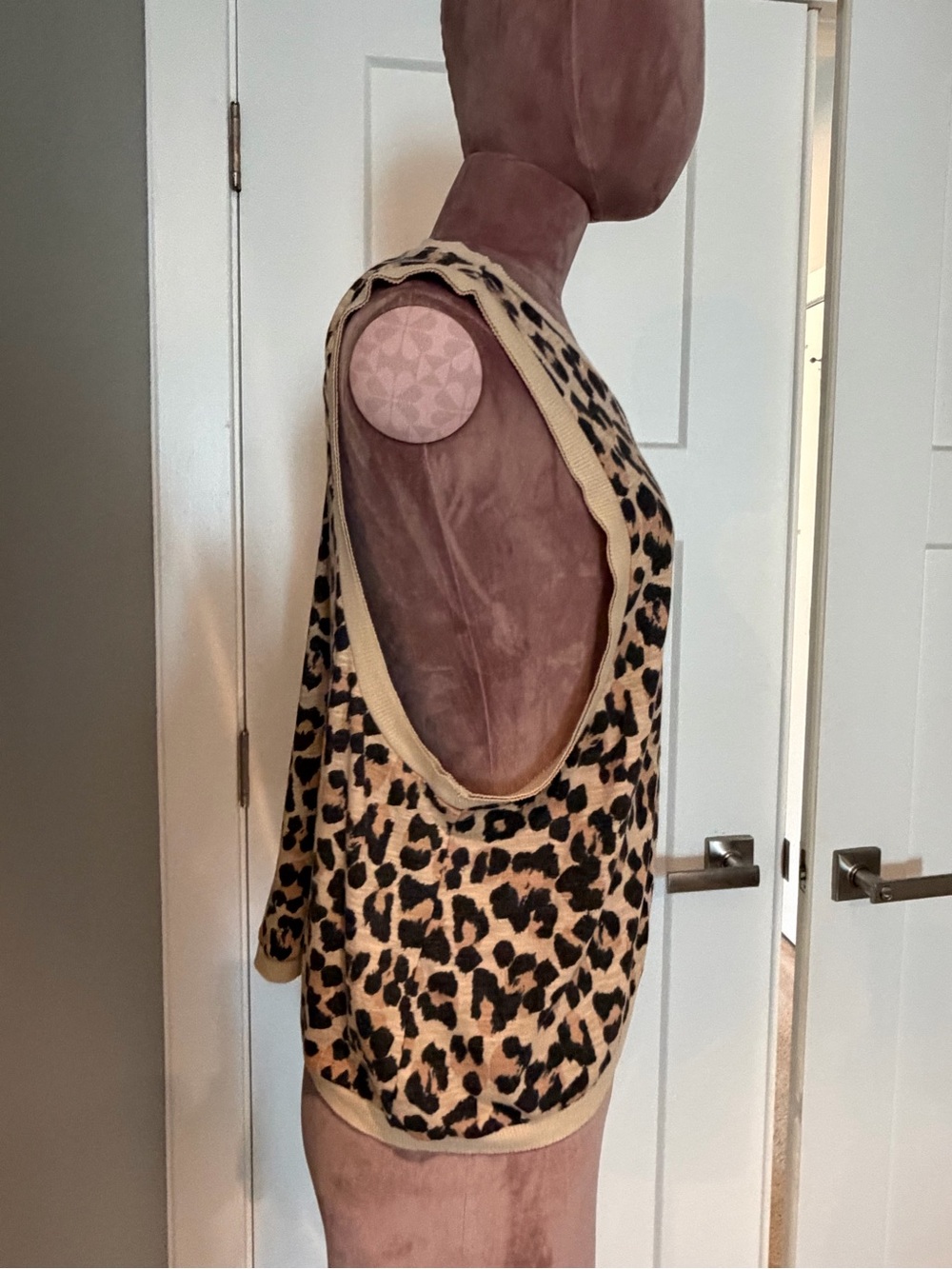 FP Movement by Free People Leopard Tank with Orange and Black Stripe - Picture 2 of 7